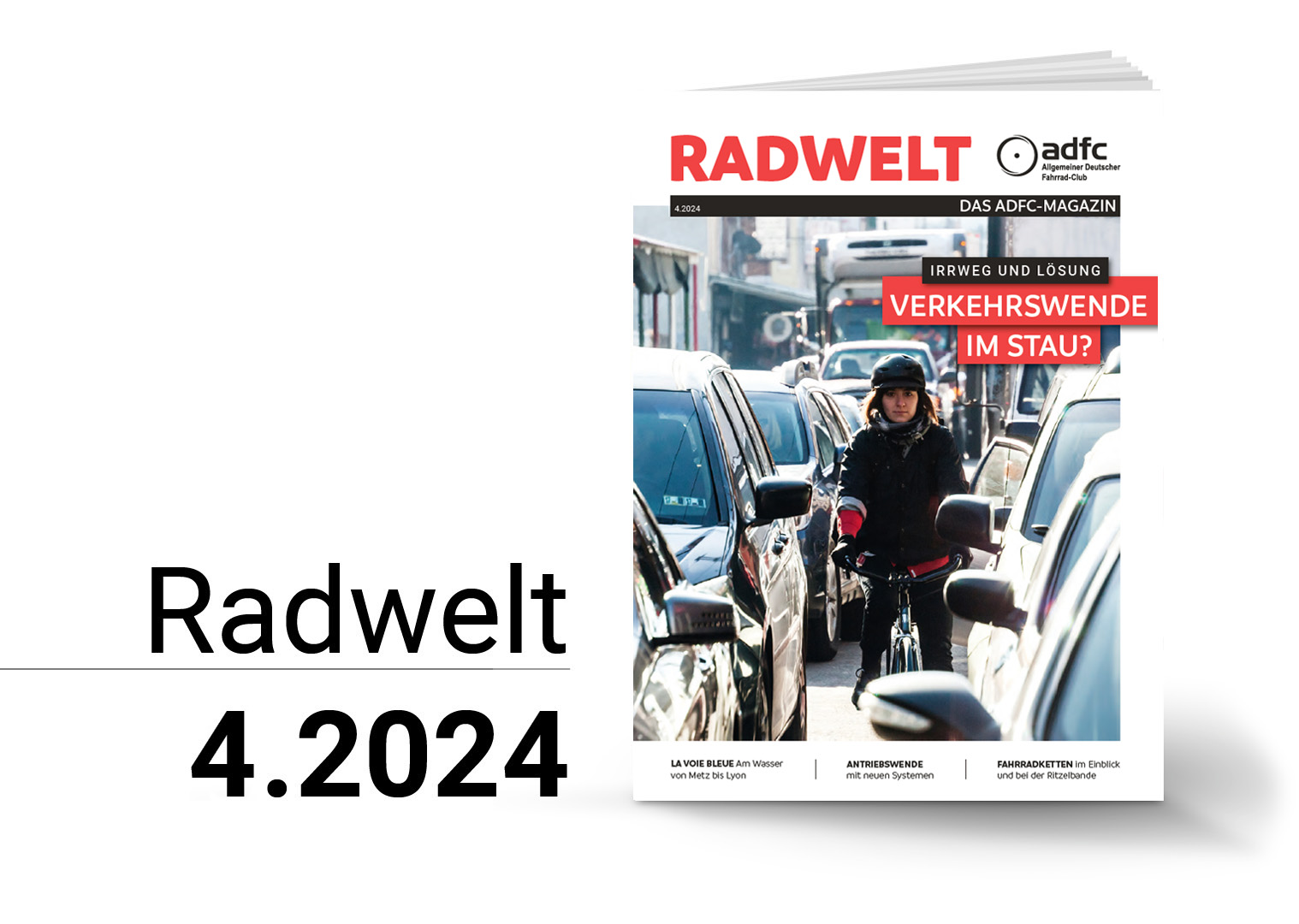 Cover ADFC-Magazin Radwelt 4.2024