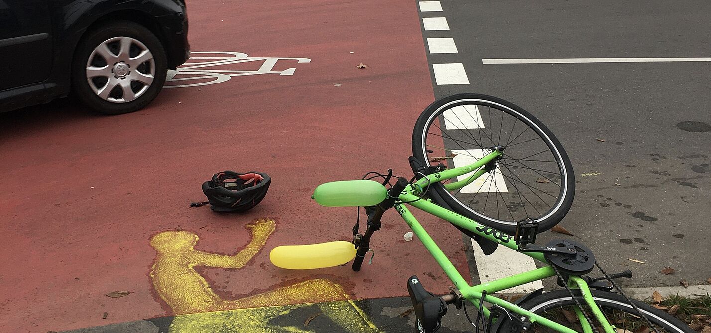Simulierter Unfall in Kehl