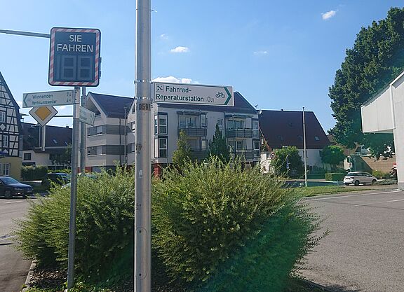 Fahrrad-Service-Säule