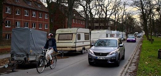 Kein Platz für den Radverkehr