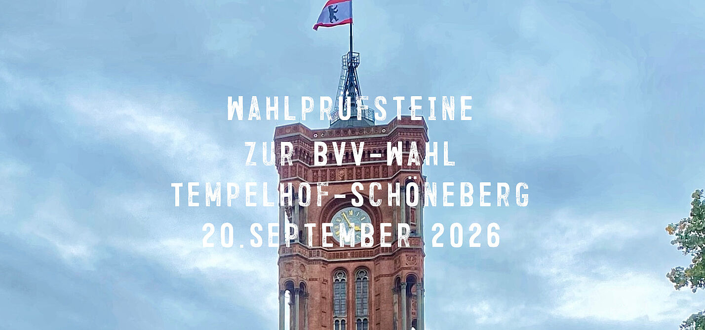 Wahlprüfsteine für den Radverkehr zur BVV-Wahl am 20.09.2026 in Tempelhof-Schöneberg: Wie fördern die Parteien den Radverkehr?
