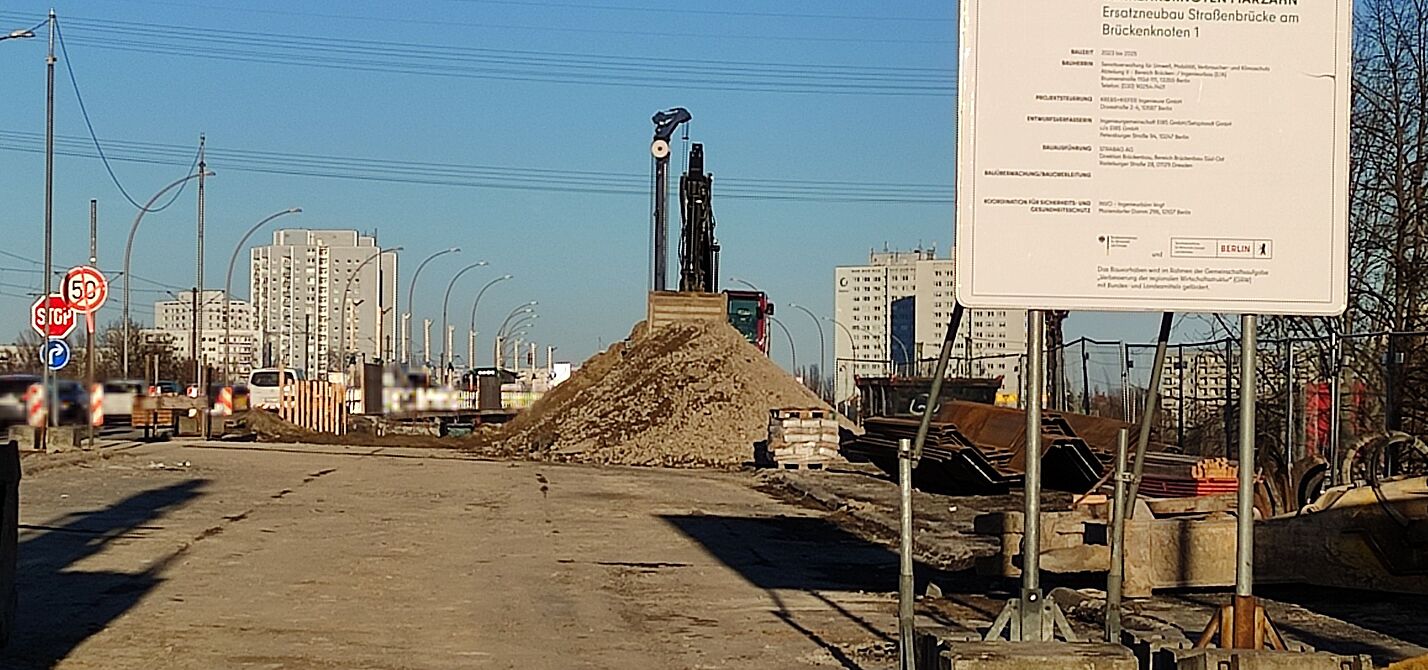 Bis 2029 wird der Marzahner Knoten umgebaut