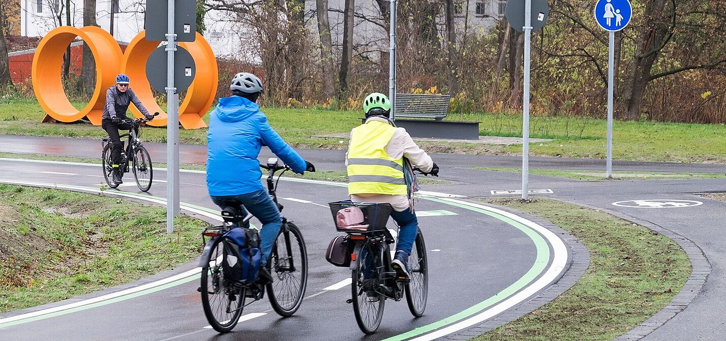 RS1 Bochum grünes Band - Gegenverkehr RS1 Gegenverkehr