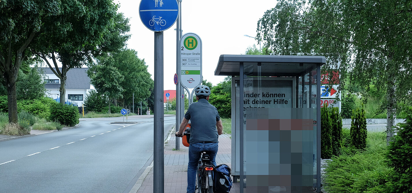 gemeinsamer GehRadweg gemeinsamer RadGehweg Hiltroper Straße