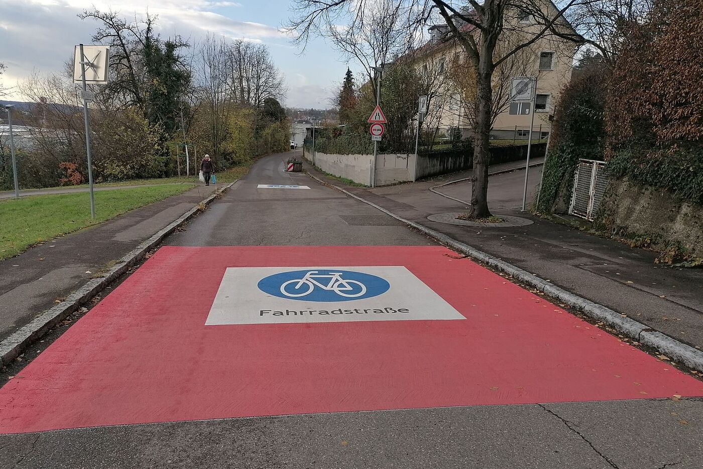 Fahrradstraße Karl-Kübler-Straße (Beginn bei Rappenstr.)