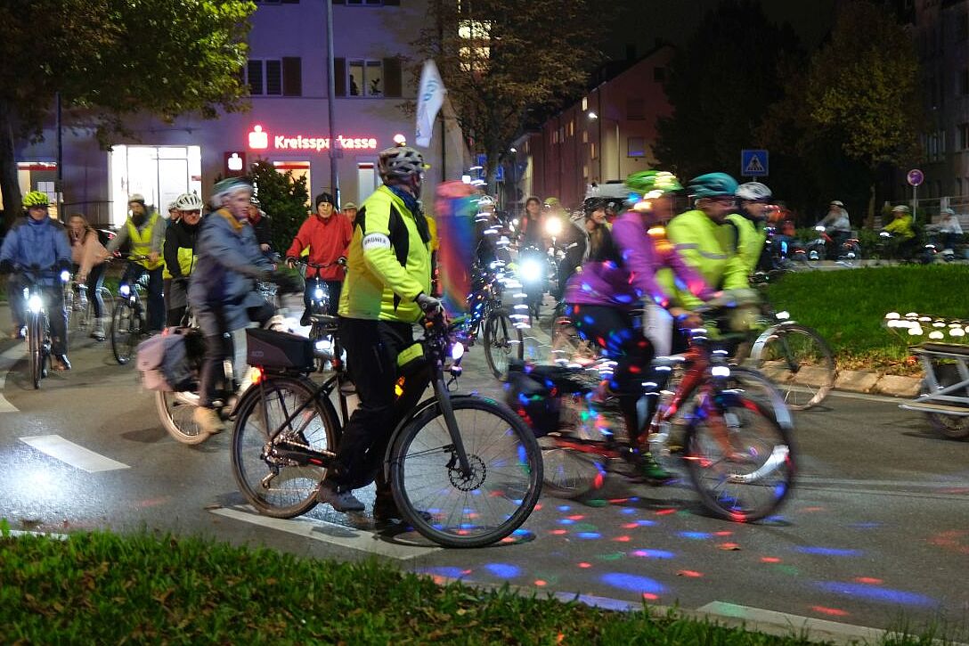 ADFC-BikeNight 2025 (Kreisverkehr "Strudel", Göppingen)