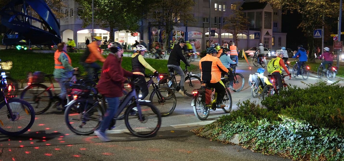 ADFC-BikeNight 2025 (Kreisverkehr "Strudel", Göppingen)