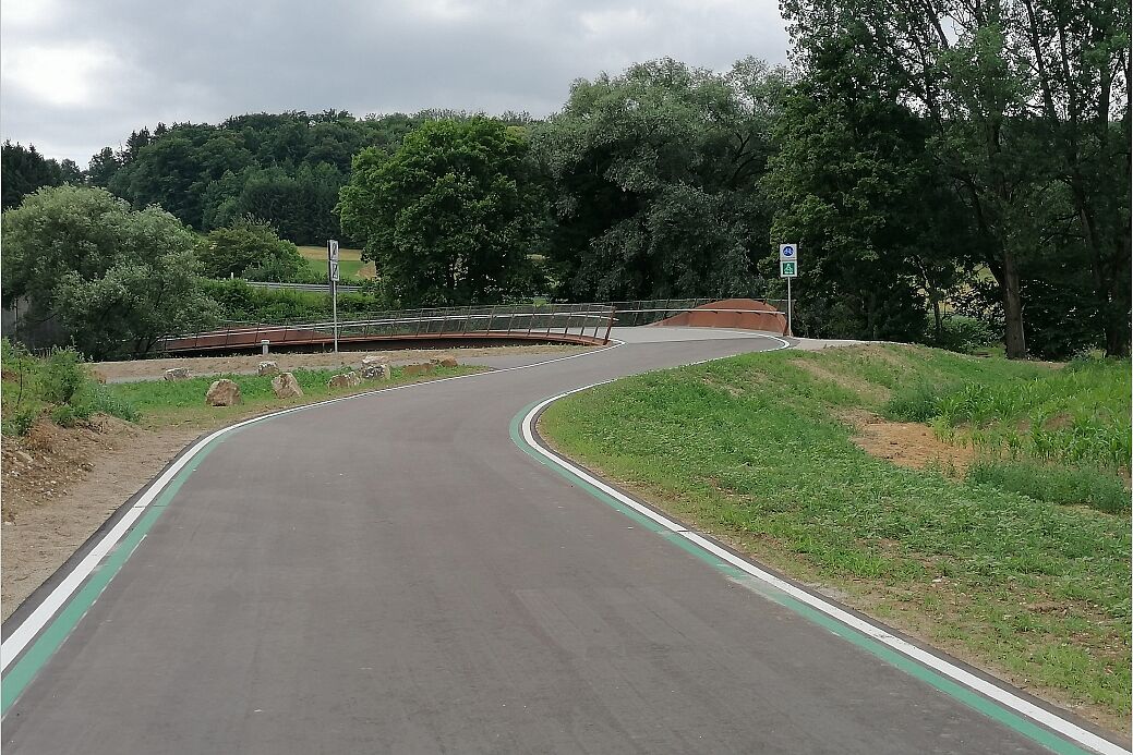Filsquerung des RS14 bei Ebersbach