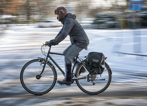 Radfahren im Winter Radfahren im Winter