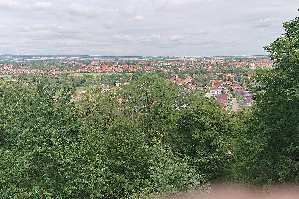 Blick vom Spiegelberge, Halberstadt