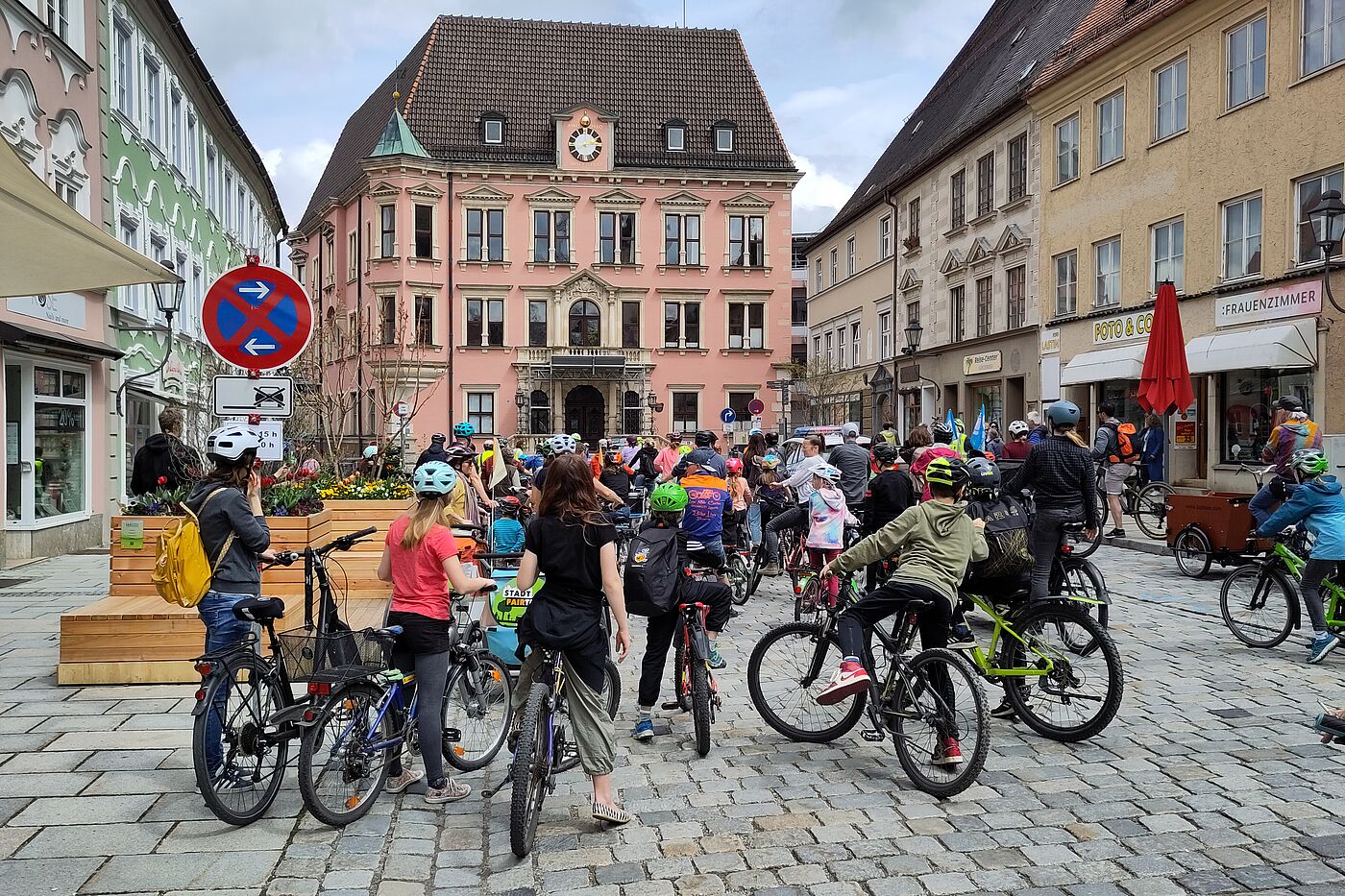 los gehts Radfahrer