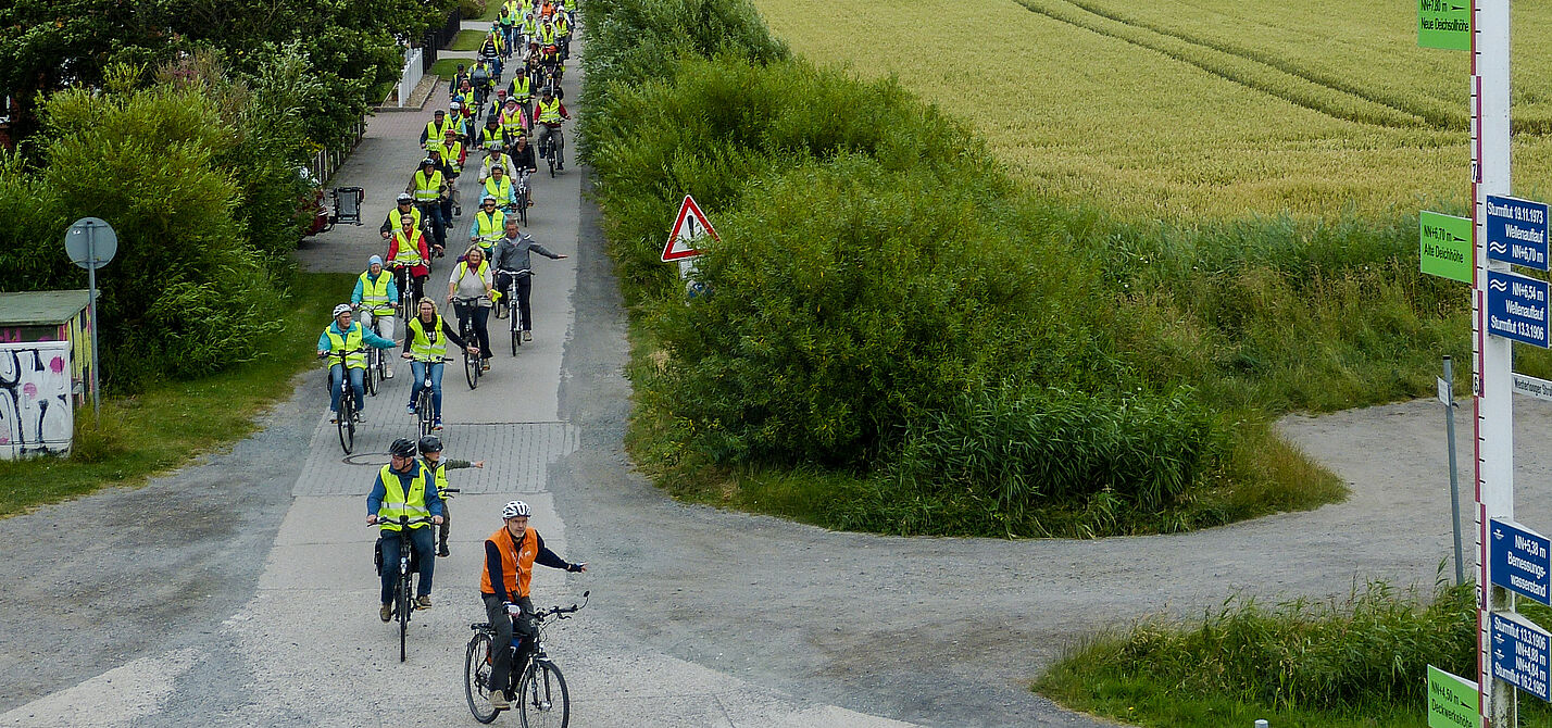 Geführte Radtour zur Klimaschutzwoche und zum STADTRADELN