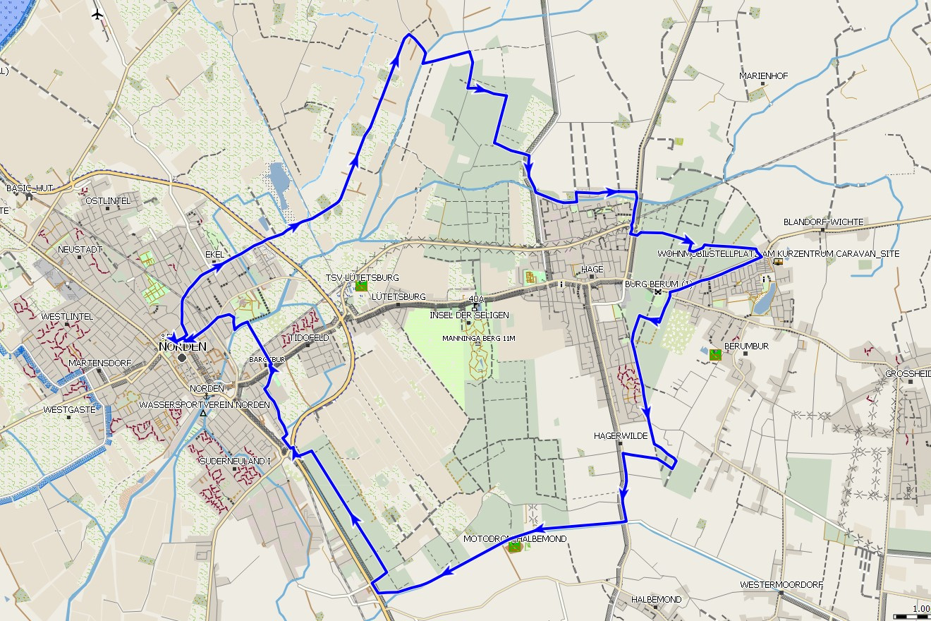 Streckenverlauf Streckenverlauf