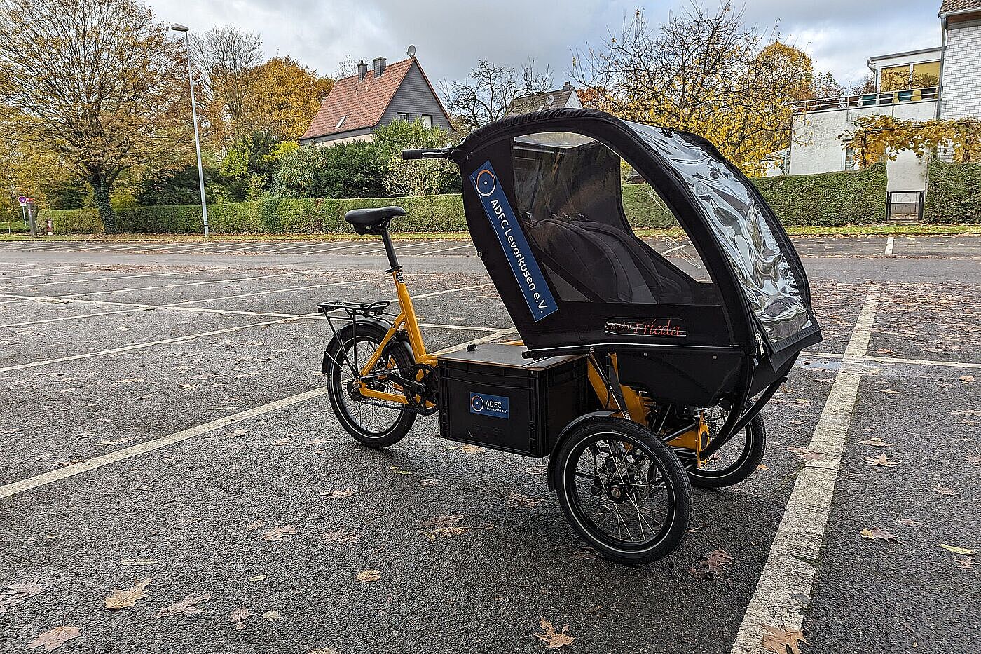 Freies Lastenrad Le(e)v Frieda - für junge Familien in Leverkusen