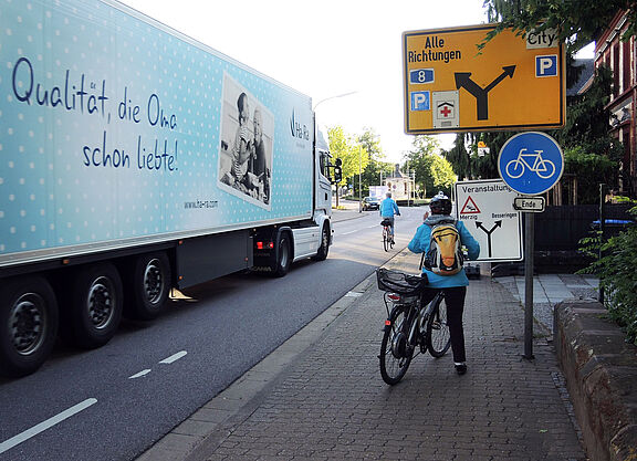 Merzig Radwegende Merzig Radwegende