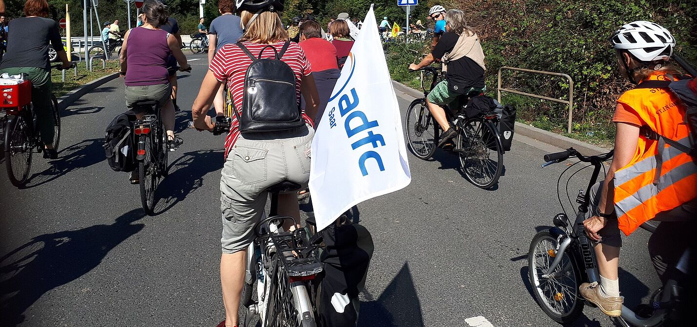 ADFC Saar auf Demo ADFC Saar auf Demo