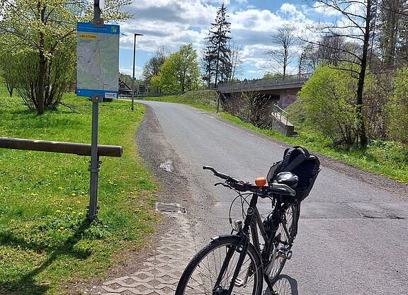 Beschilderung der Umverlegung