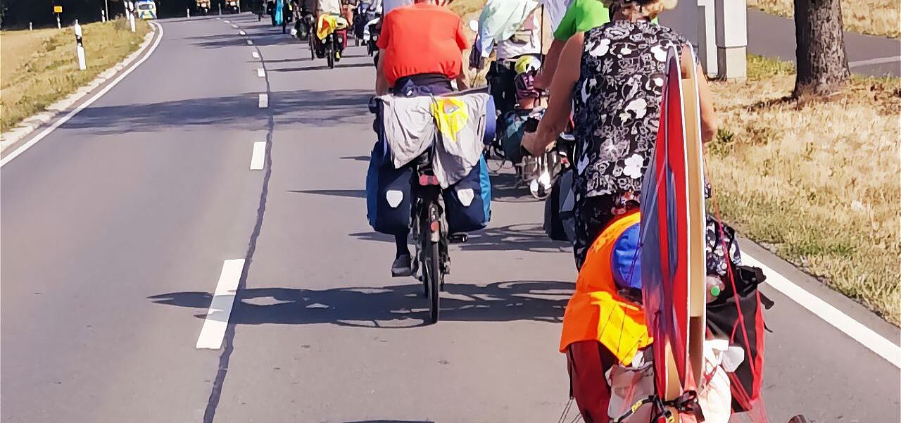 Tour de Verkehrswende Für die Veränderng in die Pedale treten.