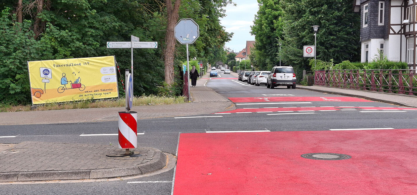 Fahrradzone Schützenstraße