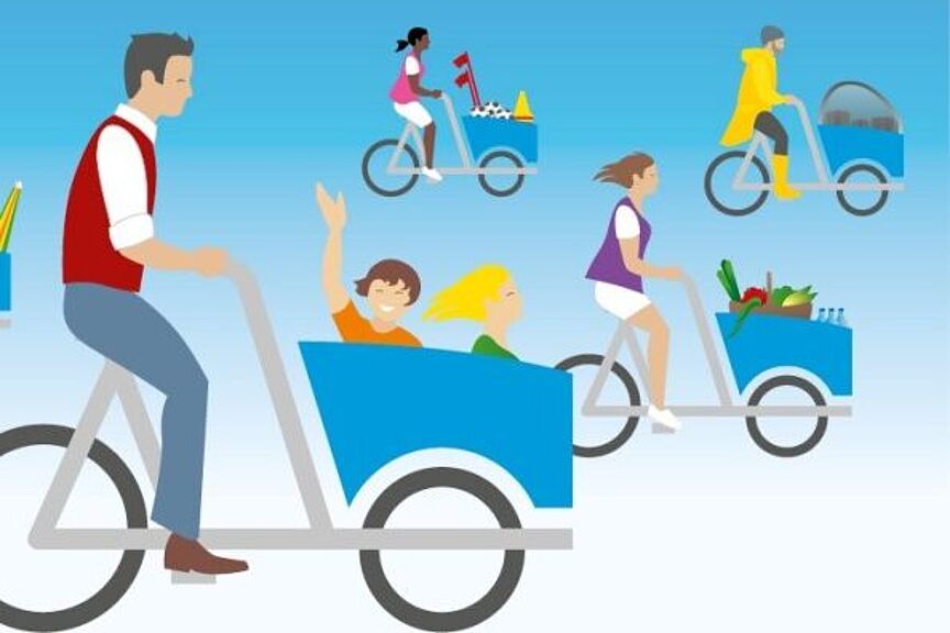 Lastenradförderung in Bayern. Lastenradförderung in Bayern.