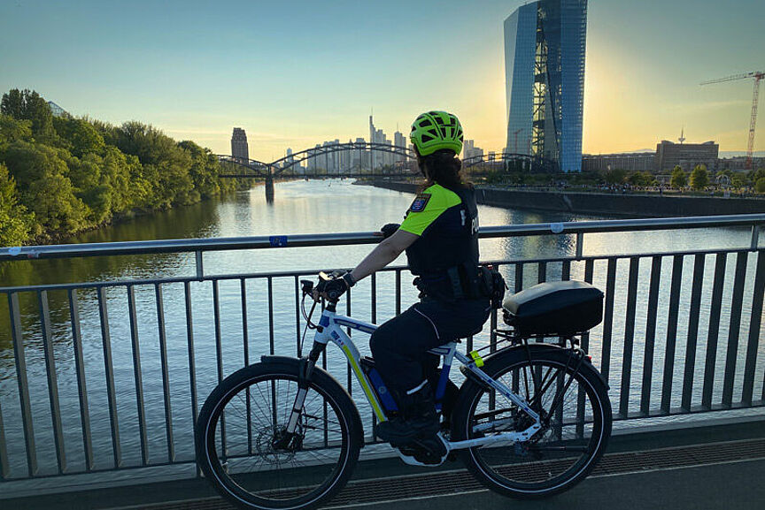 ADFC PolizeiFahrradstaffel in Frankfurt am Main