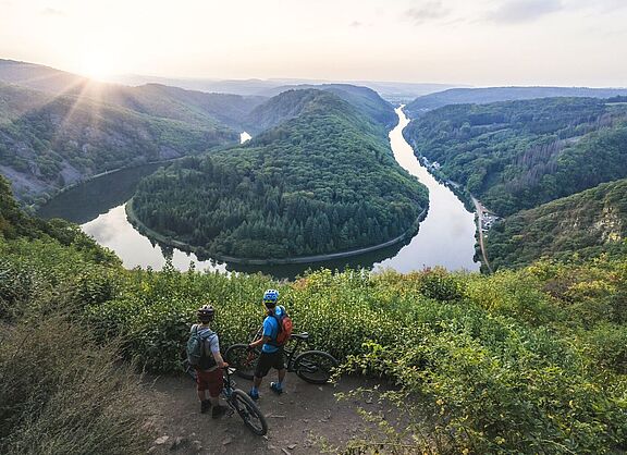 Aussicht auf die Saarschleife