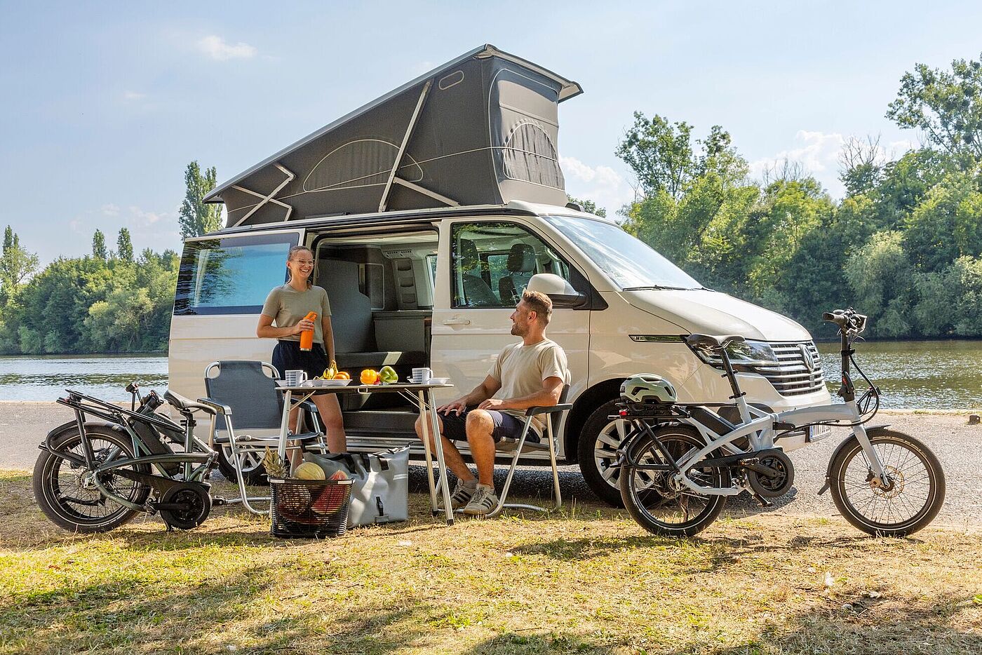 Apropos Freiheit: Wer sagt denn, dass ein feines E-Faltrad nur innerhalb der Stadtgrenzen Spaß macht? 