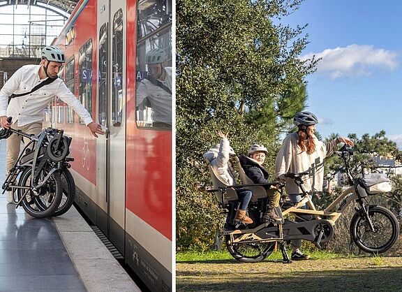 Die E-Bikes von Tern zeichnen sich durch ihre vielfältigen Einsatzmöglichkeiten aus – sei es auf dem Weg ins Büro oder als Familien-Transporter.
