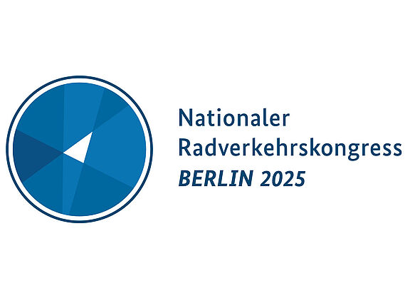 Logo des Nationalen Radverkehrskongresses 2025 in Berlin