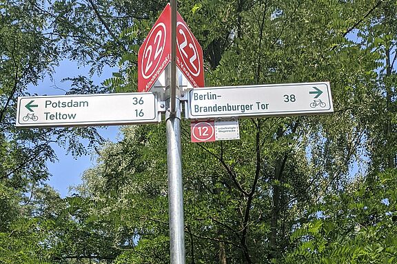 Knotenpunktwegweisung 