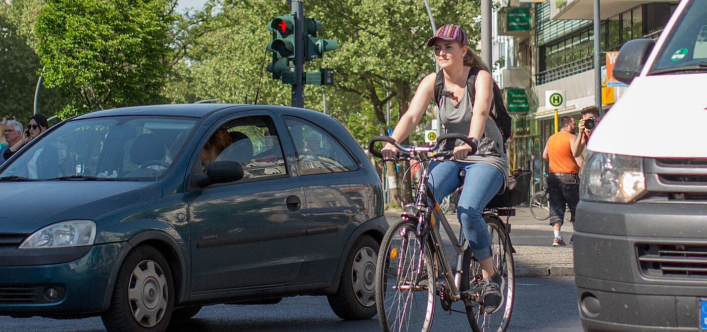 Radfahren in der Stadt Radfahren in der Stadt