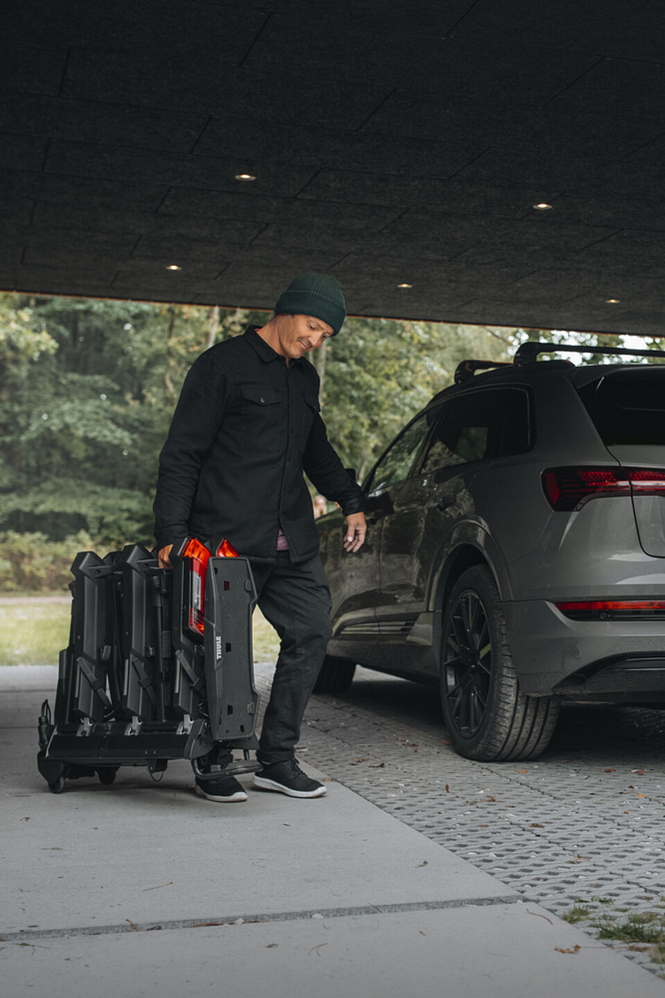 Thule-Fahrradträger Epos zusammenfaltbar Thule-Fahrradträger Epos zusammenfaltbar