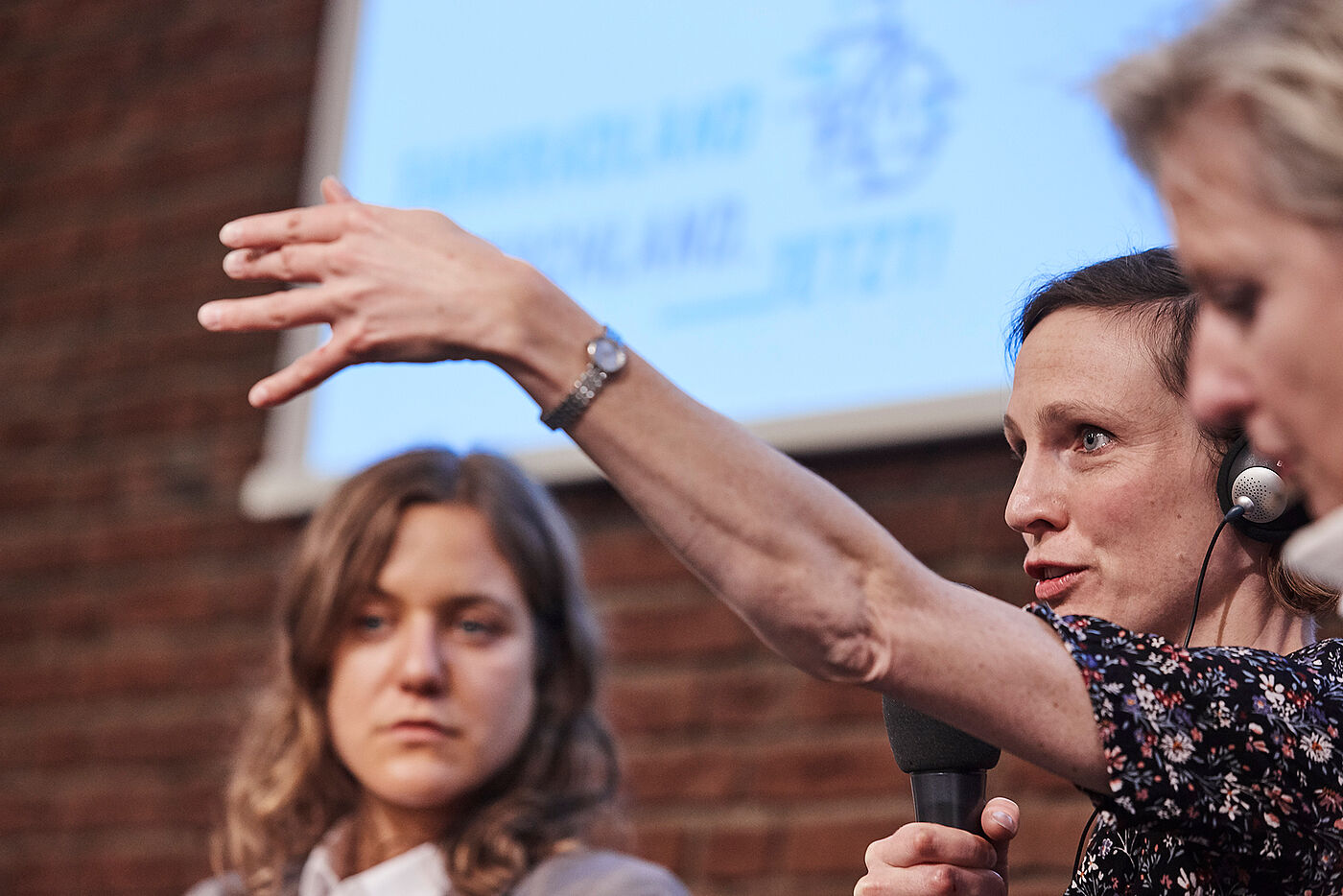 ADFC-Symposium 2017 Im Gespräch: Kerstin Stark, Dr. Rachel Aldred und Moderation Conny Czymoch.