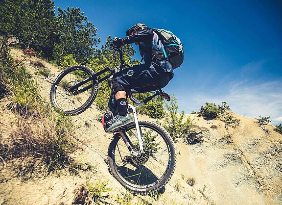 Mit dem E-Mountainbike unterwegs