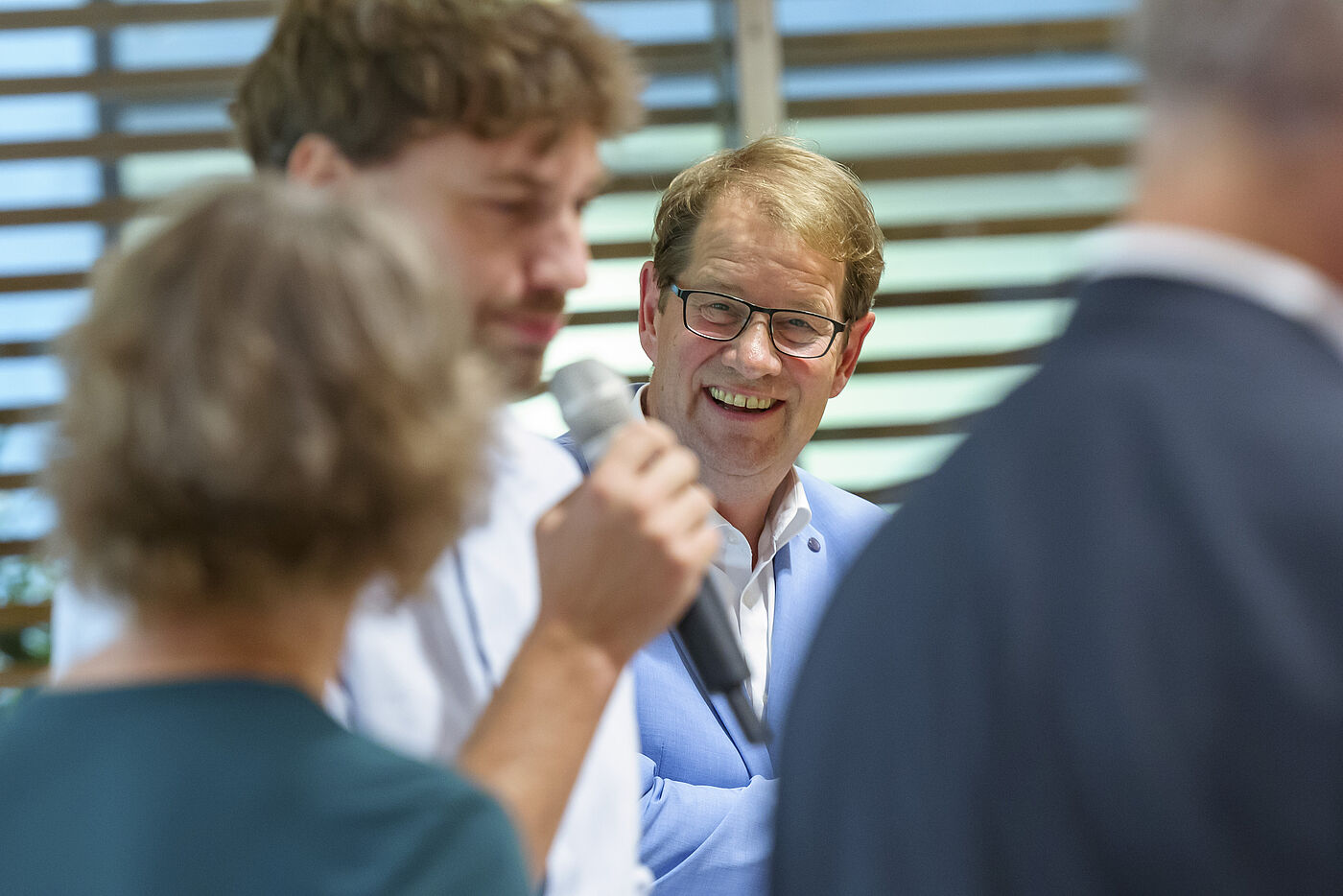 Im Bild (v.l.n.r.): Stefan Gelbhaar, MdB (Grüne), Gero Storjohann, MdB (CDU)