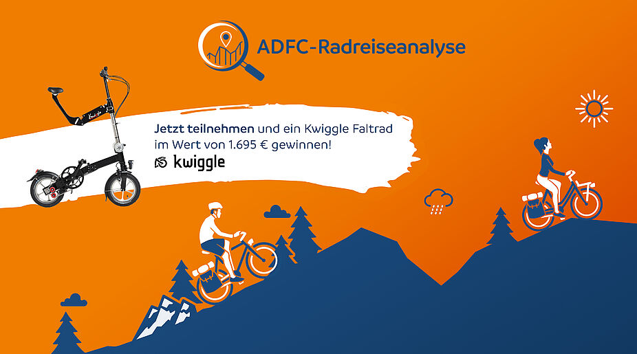 Jetzt mitmachen bei der ADFC-Radreiseanalyse