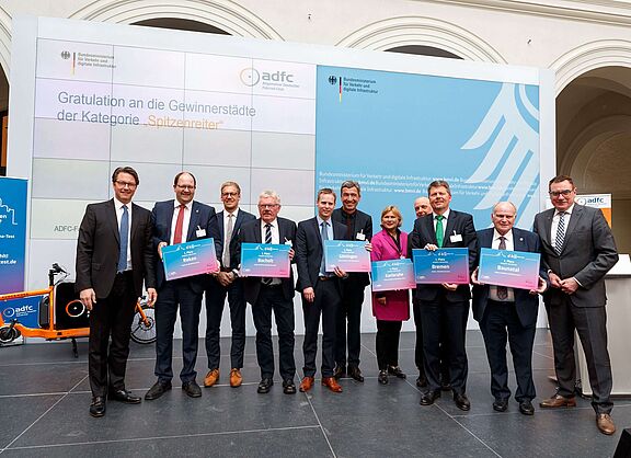 Die Spitzenreiter der jeweiligen Stadtgrößenklassen.
