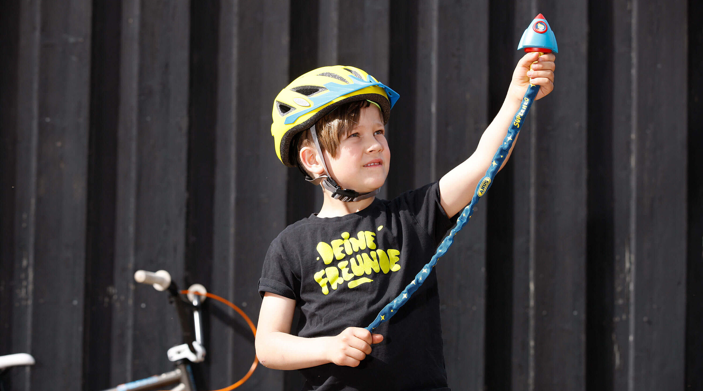 Kindgerechte Fahrradschlösser machen Spaß und vermitteln Wertschätzung fürs Material.