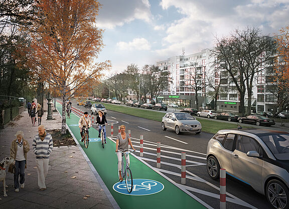  Visualisierung Protected Bike Lanes in Berlin