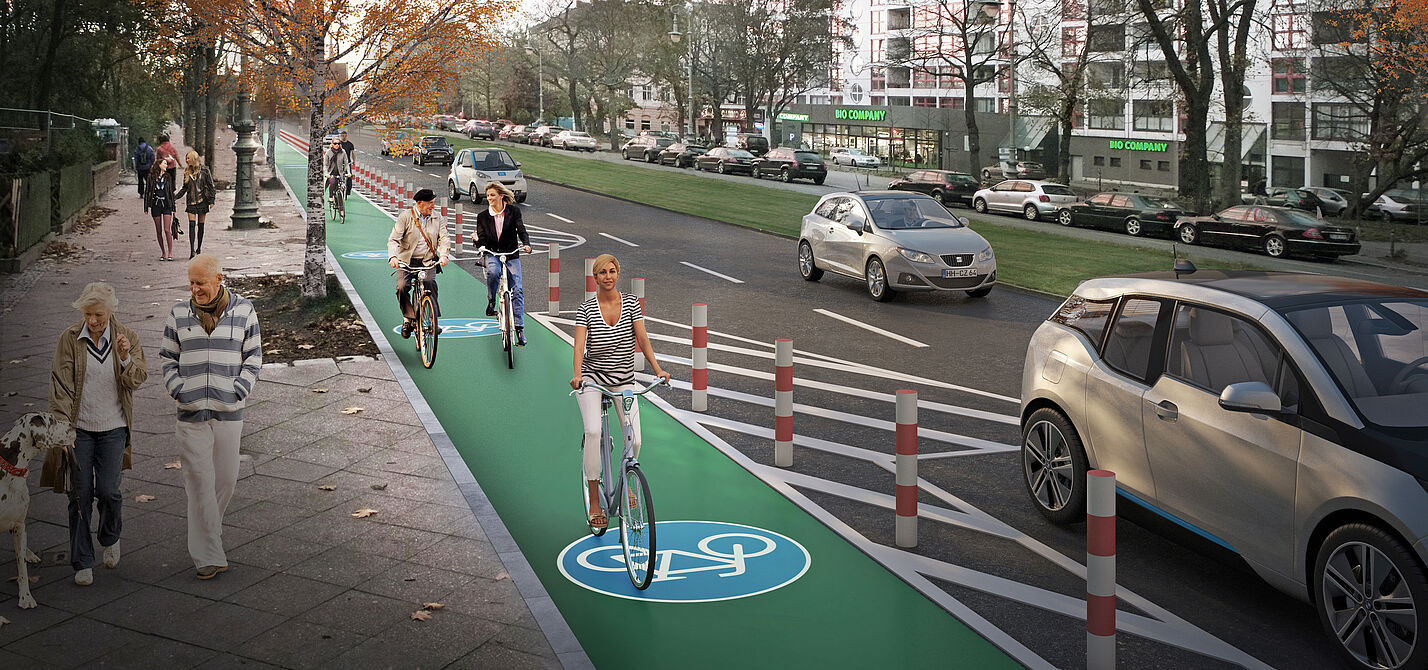 Visualisierung Protected Bike Lanes in Berlin Visualisierung Protected Bike Lanes in Berlin