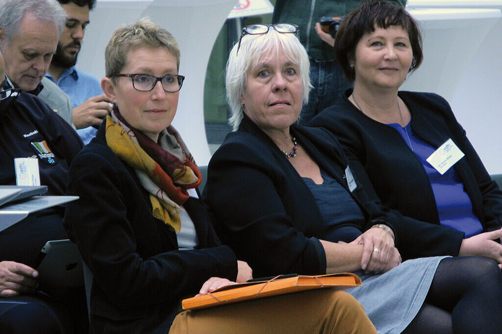 BHV Dresden 2015: Sabine Kluth, Juliane Krause und Dr. Susann Richter