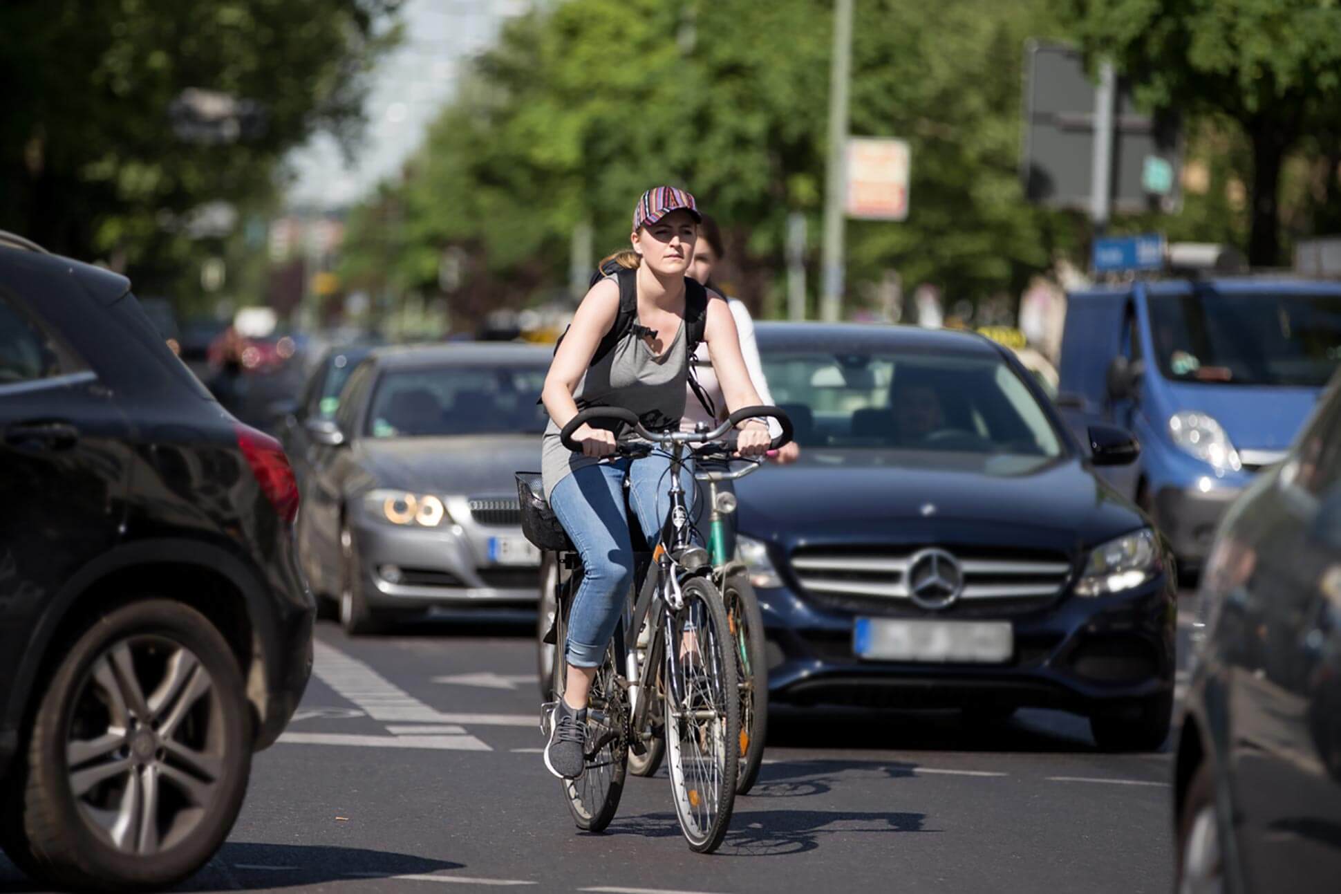 Fahrradfahren im täglichen Verkehr