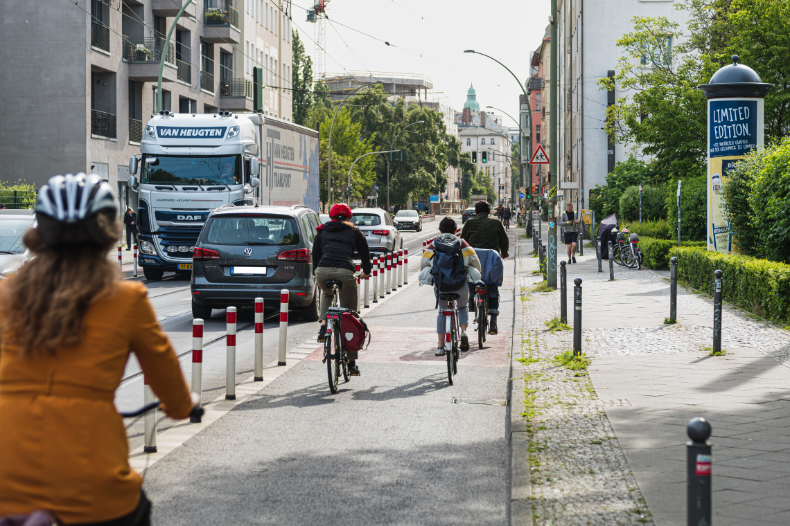 Radverkehr Berlin Invalidenstraße