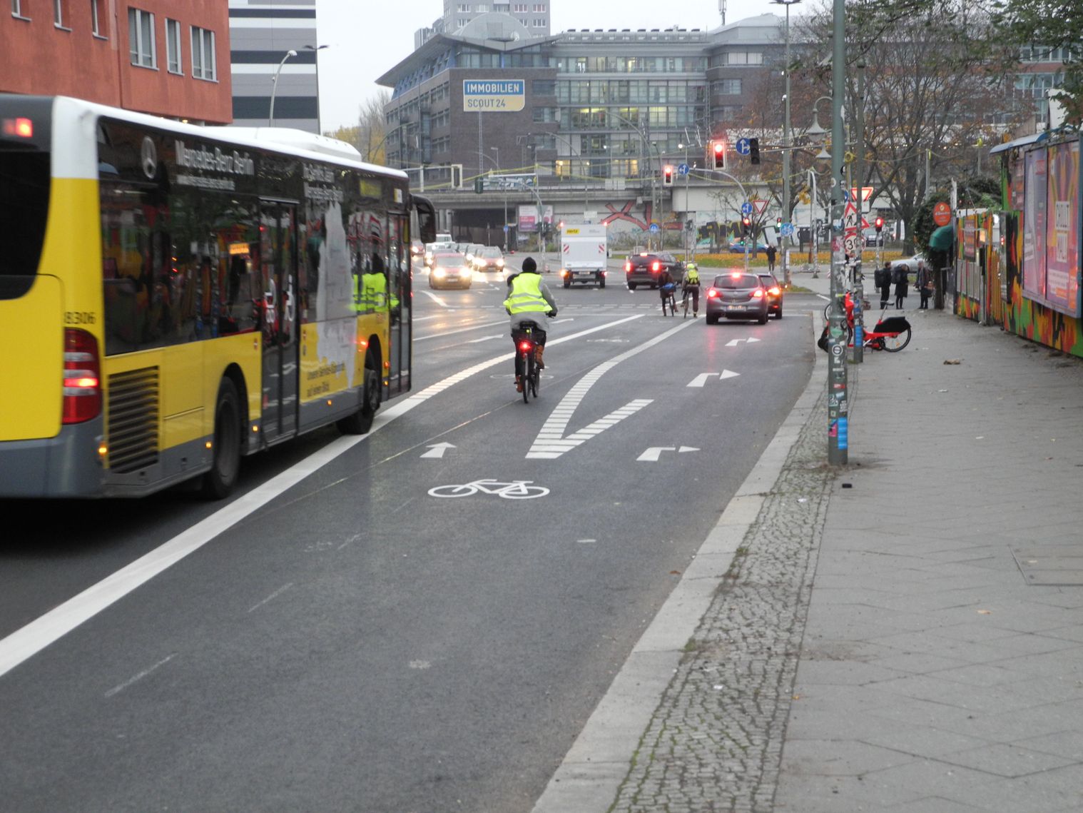 Fahrradweichen finden sich leider häufig in deutschen Städten. 