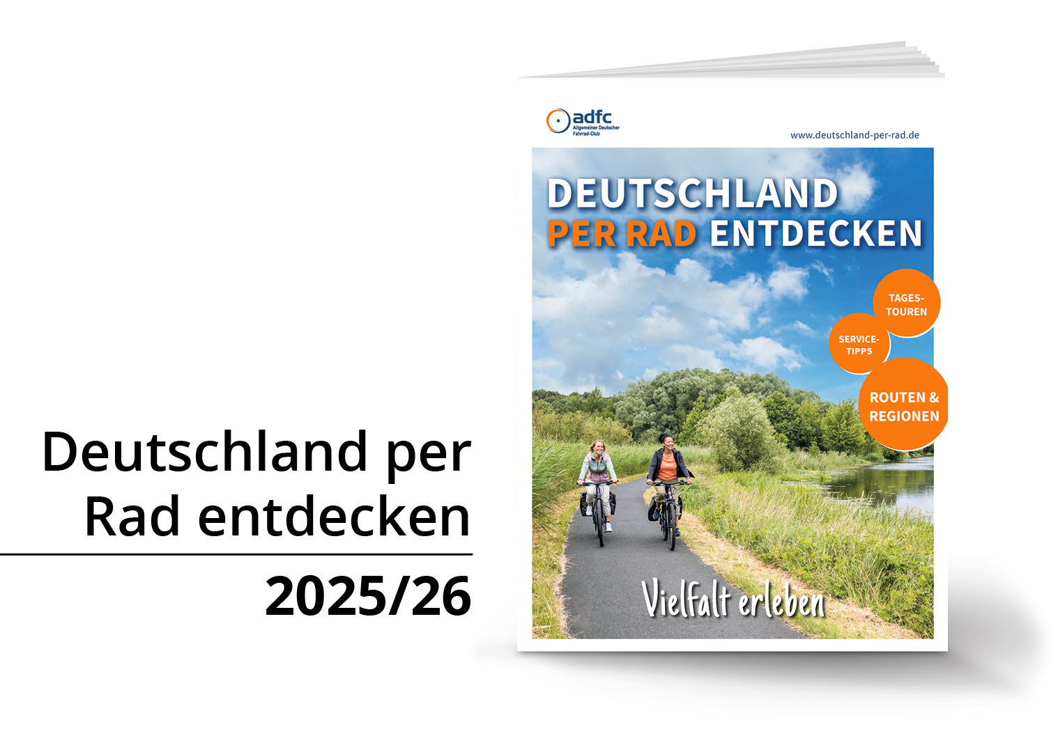Titelcover Deutschland per Rad entdecken 2025/26