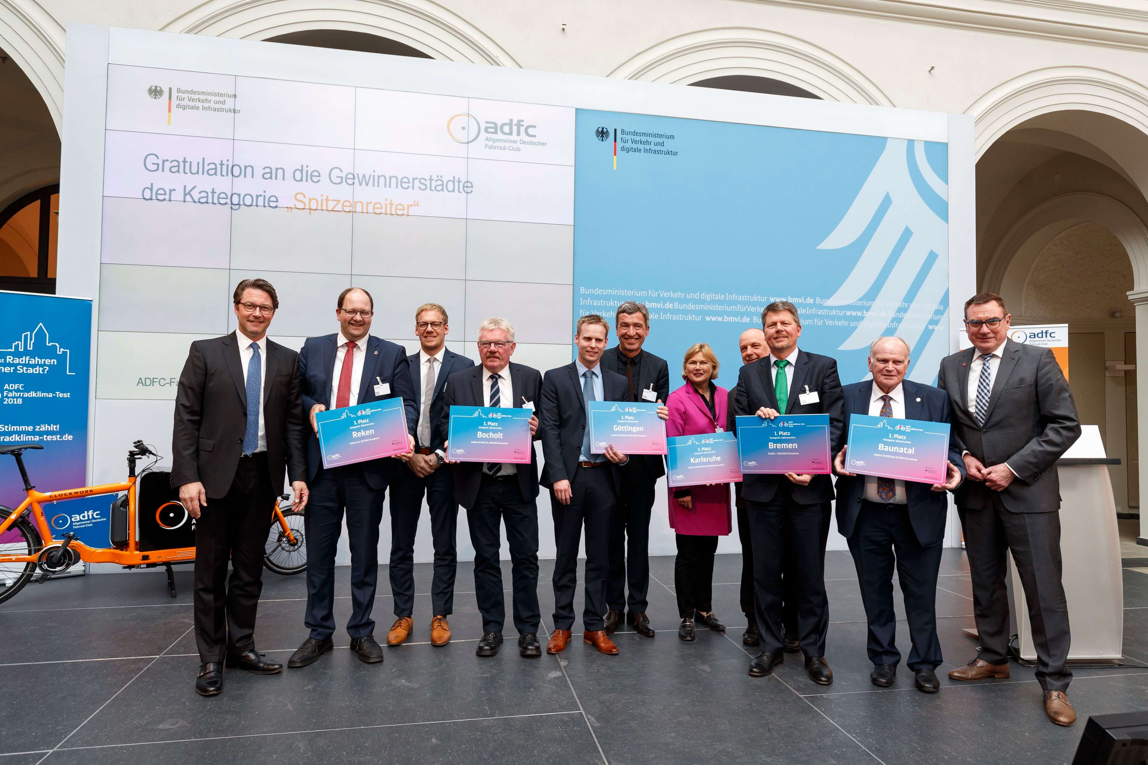 Die Spitzenreiter der jeweiligen Stadtgrößenklassen.