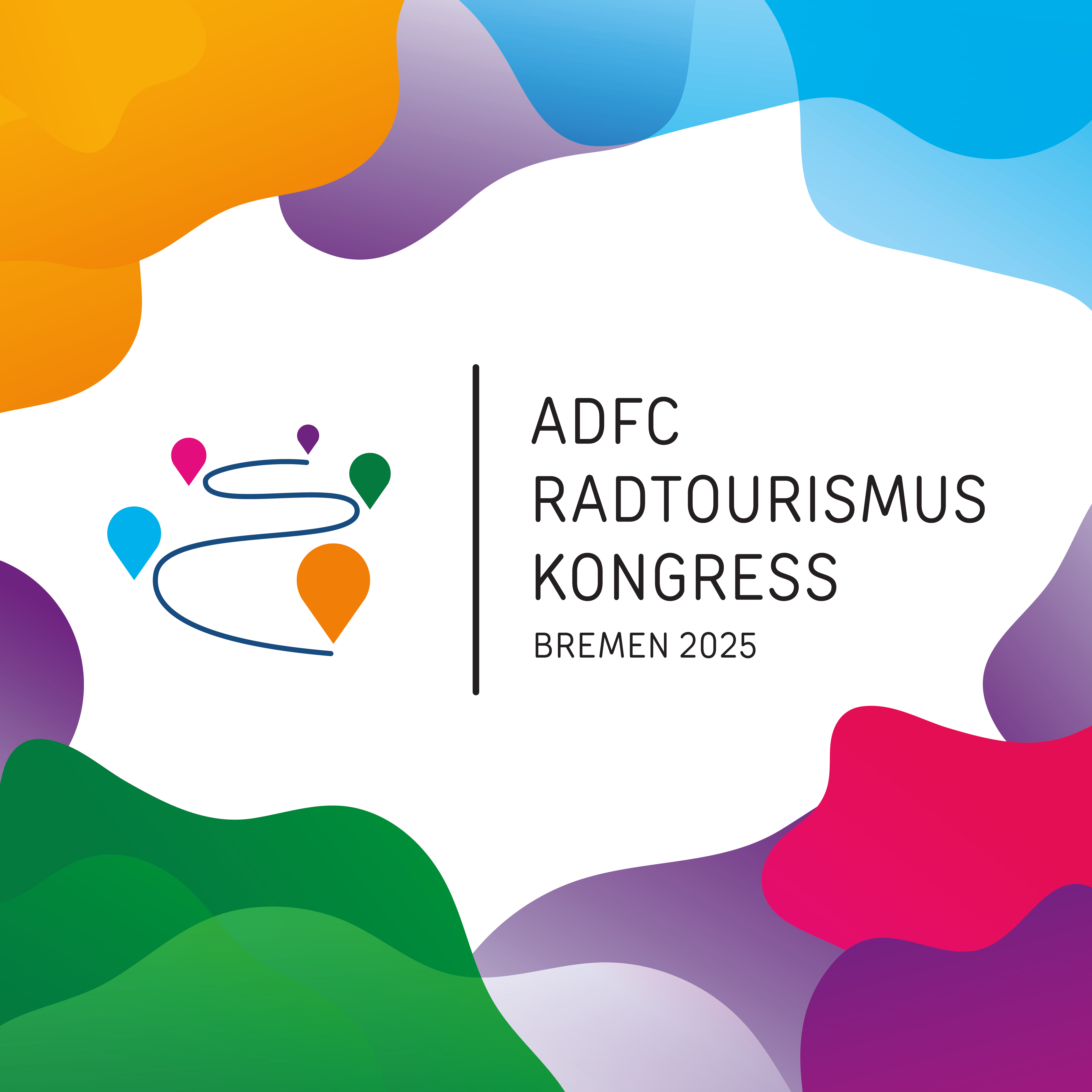 Key Visual ADFC-Radtourismuskongress 2025