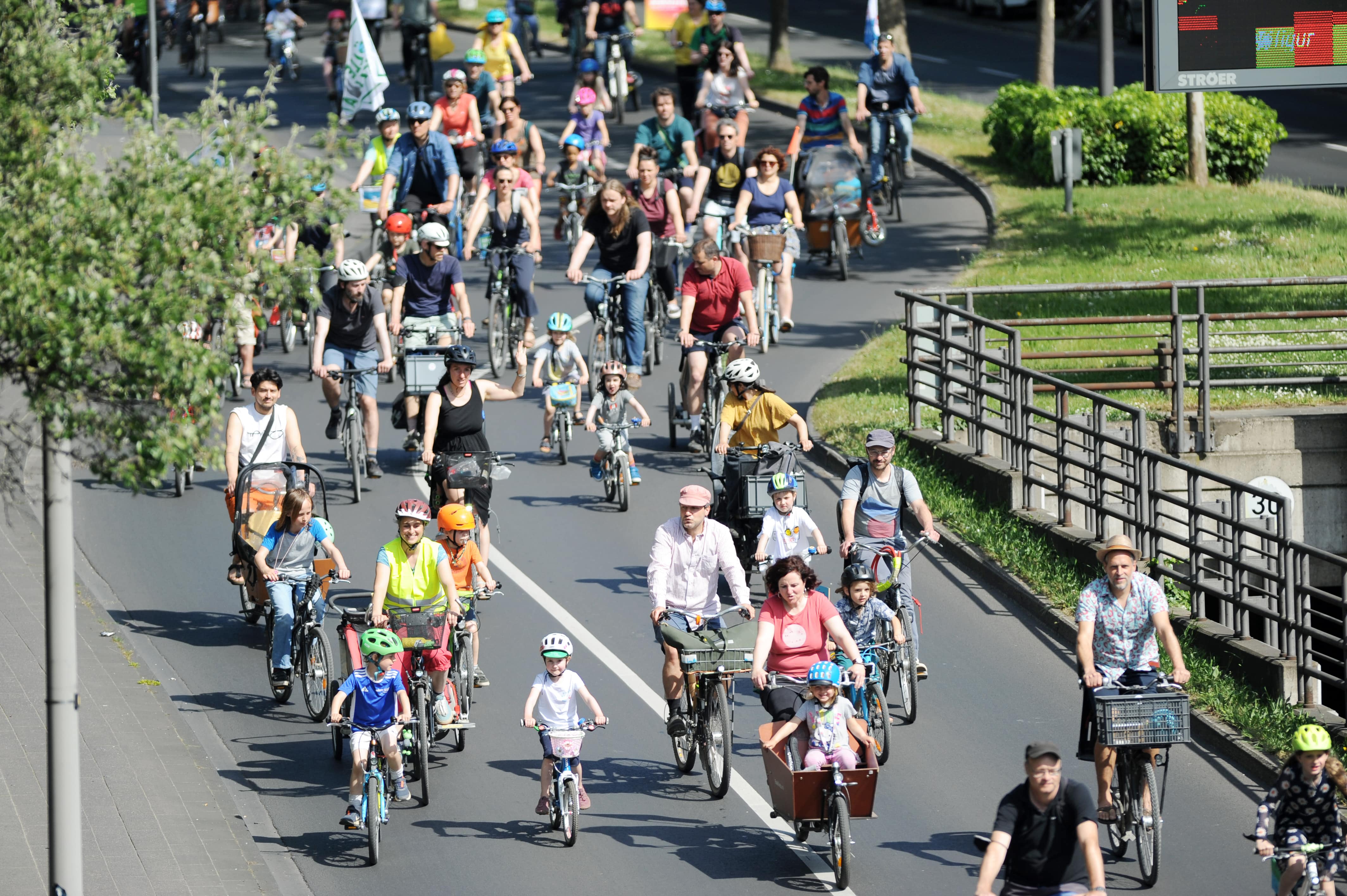 Kidical Mass: Kinder und Familien fordern sichere Straßen für alle