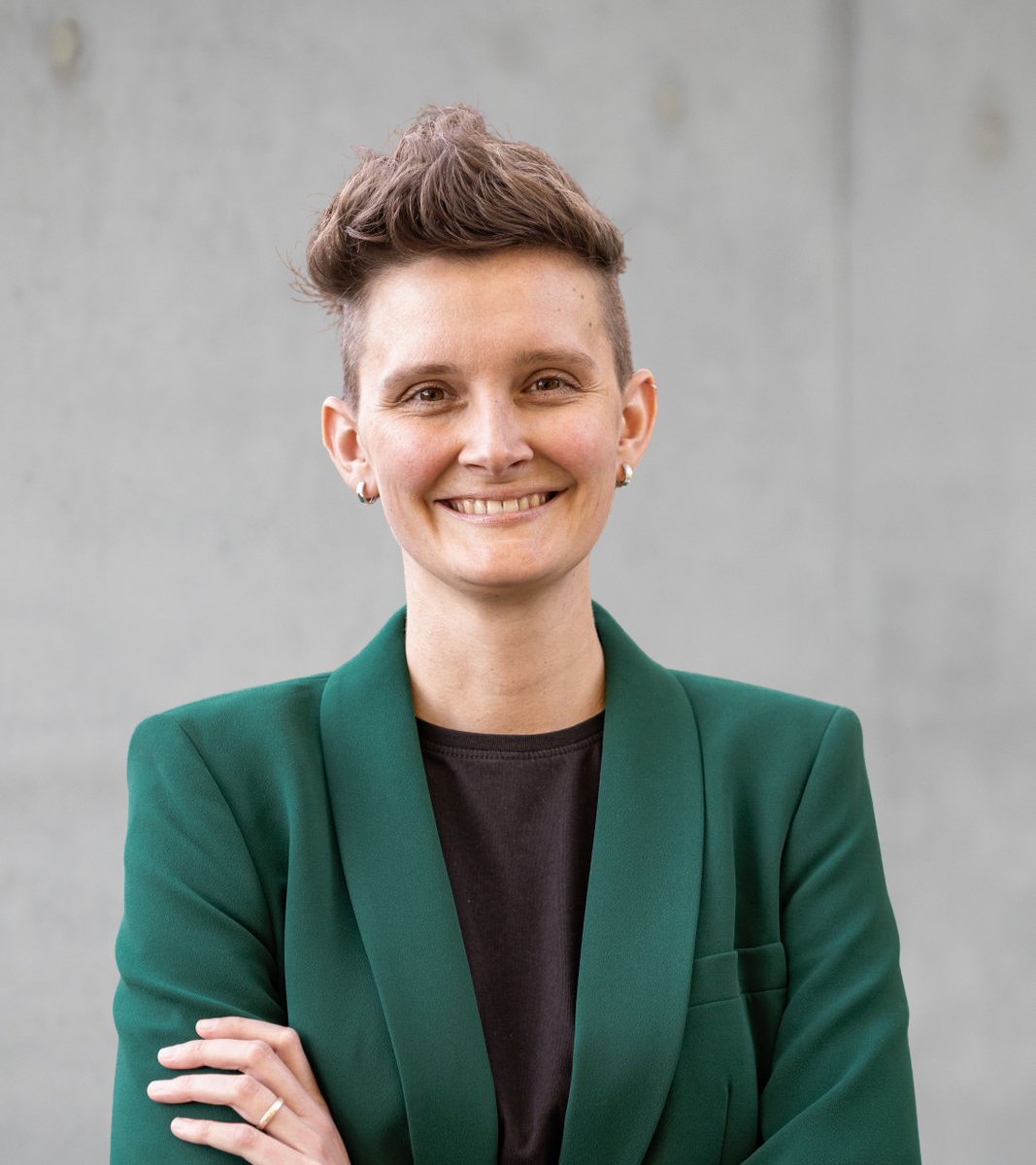 Portrait von Mitglied des ADFC-Bundesvorstandes Cathrin Cailliau.